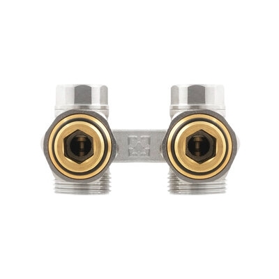 Вузол нижнього підключення радіатора кутовий Raftec 1/2"х3/4" HRKA11 (RAF80031) - 5