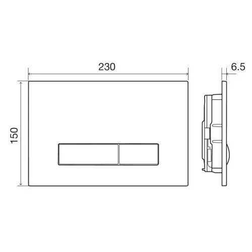 Інсталяція для унітазу IMPRESE i-Frame з кнопкою біла глянец (i9120W) - 4