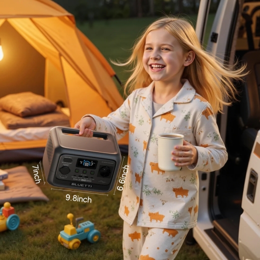 Зарядна станція Bluetti Elite 30 V2, 600 Вт, 288 Вт/год, електростанція для дому, ДБЖ, UPS (EL30V2) - 5