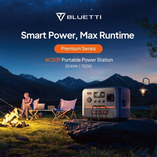 Зарядна станція Bluetti AC50P, 700 Вт, 504 Вт*год EU (AC50P) - 5