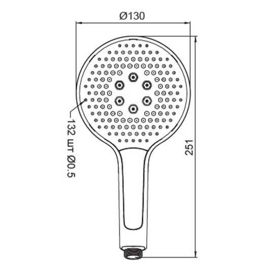 Лійка для душу KOER KP-0401-05 (KR4981) - 2