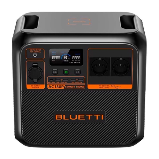 Зарядна станція Bluetti AC180P, 1800 Вт, 1440 Вт*год, ДЖБ, UPS (AC180P) - 4