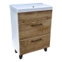 Тумба Vivia Велла (A0054118) без умывальника Idea 60 Ш2 (wood) - 1