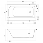 Ванна акрилова Cersanit Smart 170x80 права S301-116 - 2