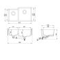 Мойка кухонная Aquasanita ARCA SQA230R/LW-601 - 2