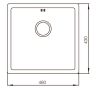 Мойка MIXXUS MX4843-220x1.0-PVD-BRONZE (MX0558) - 5