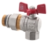 Кран с американкой 3/4" "антипротечка" (KOER KR.228-Gi) угловой (KR0194) - 2