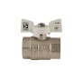 Кран кульовий KOER 1" ГГБ (KR.217.W) білий (KR0180) - 2