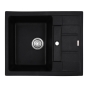 Мойка кухонная HAIBA HB8210-G226 BLACK 620x500x200 (HB0983) - 1