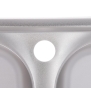 Кухонна мийка ZERIX Z7749-08-180E (satin) (ZM0565) - 2