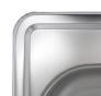 Кухонна мийка ZERIX Z4848-06-160E (satin) (ZM0557) - 2
