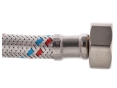 Гибкая подводка для смесителя (в нержавеющей оплетке) 1/2'' ГШ-120 см Zerix ZX1566 - 5