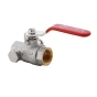 Кран кульовий з дренажем і відвідником повітря 1/2" ГГР KOER KR.260 (KR0152) - 1
