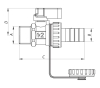 Кран дренажний 1/2'' KOER KR.1037 (KR2672) - 4