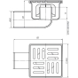 Трап ANI Plast TA5104 100х100 CV014682 - 2
