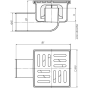 Трап ANI Plast TA5102 100x100 CV013828 - 2