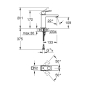 Смеситель для раковины Grohe Eurocube 23446000 - 2