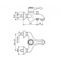 Смеситель для ванны Emmevi Tiffany BO6001 - 2