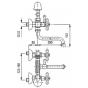 Смеситель для ванны Emmevi Deco BR12011CC - 2