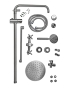 Душевая система MIXXUS DVE-006-J (MI6085) - 8