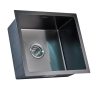 Мийка кухонна ZERIX ZH4843B-215 (3.0/1.0) PVD-BLACK із сушаркою для посуду (ZM5555) - 2