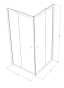 Душова кабіна SHOWER Saturn 164 (90х90х190) С15208 - 2