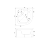 Душовий піддон SHOWER Cellesse (80x80) С15198 - 2