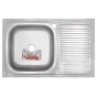 Кухонна мийка ZERIX Z8050L-06-160MD Micro Decor (ZS0594) - 1