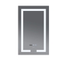 Дзеркало MIXXUS Hard MR06-50x80 годинник, LED-підсвічування, антизапотівання (MI6011) - 2
