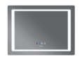 Зеркало MIXXUS Style MR03-70x50 часы, LED-подсветка, антизапотевка (MI6006) - 2