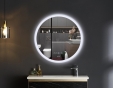 Зеркало Mixxus Plain MC10-60 часы, LED-подсветка, антизапотевание (MI6013) - 3