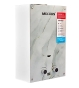 Газова колонка MIXXUS GWH-0510 Basic Glass димохідна 10 л/хв, панель зі скла з малюнком (WH0026) - 1
