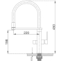 Змішувач кухонний Fabiano FKM 3120 Inox (8231.403.1118) - 2
