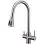 Змішувач кухонний Fabiano FKM 3122 Inox (8231.403.1151) - 1