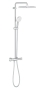 Душова система з термостатом Grohe Tempesta System 250 Cube (26689001) - 2