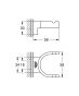 Крючок для банного халата, Grohe Selection двойной (41049000) - 3