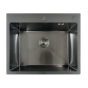 Мойка MIXXUS MH6050 DECOR GRAPHITE (MH6050 DECOR NANO-BLACK) (3.0/0.8) из нерж. стали (цвет графит) (MX1934) - 1
