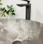 Умивальник (раковина) VBI PARMA DARK GREY STONE MATT накладний VBI-011019 - 4