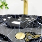 Умивальник (раковина) VBI PARMA BLACK STONE GLOSSY накладний VBI-011014 - 3