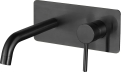 Змішувач для раковини VBI MILANO LONG 2 BLACK прихованого монтажу VBI-050112BL - 1