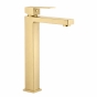Змішувач для раковини VBI LORENO BRUSHED GOLD високий VBI-050201BG - 1