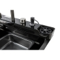 Мийка кухонна Insana KARAFA-4 7546 чорна з нержавіючої сталі 75х46х22 BLACK (А0059854) - 6