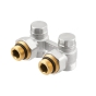Вузол нижнього підключення радіатора кутовий Raftec 1/2"х3/4" HRKA11 (RAF80031) - 1