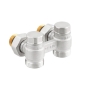 Вузол нижнього підключення радіатора кутовий Raftec 1/2"х3/4" HRKA11 (RAF80031) - 2