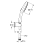 Душевой набор Grohe QuickFix Vitalio Comfort 110 26399001 (CV033244) - 11