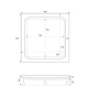 Душовий піддон SHOWER Carisma 90x90 (С15468) - 2