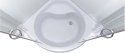 Душовий бокс KO&PO 6021 F, 80×80, з матовим склом (C10103) - 7