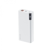 Зовнішній акумулятор Remax Riji 22.5W QC+PD 30000mAh RPP-257 Білий (18712)