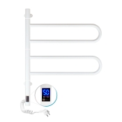 Полотенцесушитель электрический NAVIN Fouette 480х600 Sensor, белый, таймер (12-112033-4860)