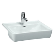 Умивальник накладний Laufen Pro 56x44 см напіввбудований, білий (H8129610001041)